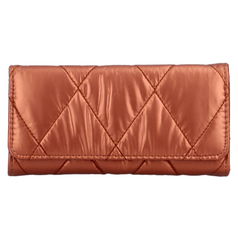 Trendová dámská prošívaná peněženka Eflo, oranžová Paolo Bags