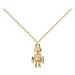 PDPAOLA Nadčasový pozlacený náhrdelník ROBERT Gold CO01-412-U (řetízek, přívěsek)