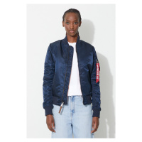 Bomber bunda Alpha Industries MA-1 VF 59 tmavomodrá barva, přechodná, 133009.07-navy