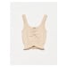 Dilvin Camisole - Beige - Slim fit