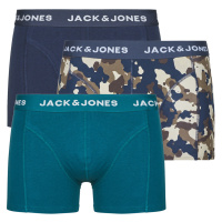 Jack & Jones JACCAMOFLAGE X3 Tmavě modrá