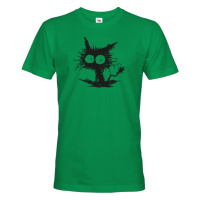 Pánské tričko kočko příšera  - ideální dárek pro milovníky koček