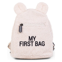 Childhome My First Bag Teddy Off White dětský batoh 20x8x24 cm