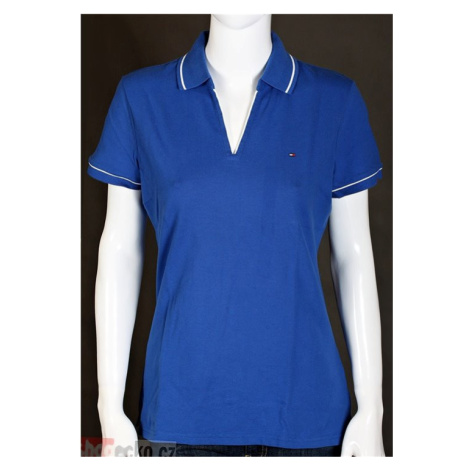 Tommy Hilfiger dámské tričko v-neck modré