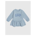 GAP Dětské mikinové šaty s logem - Holky