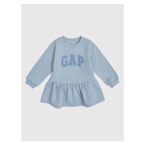 GAP Dětské mikinové šaty s logem - Holky