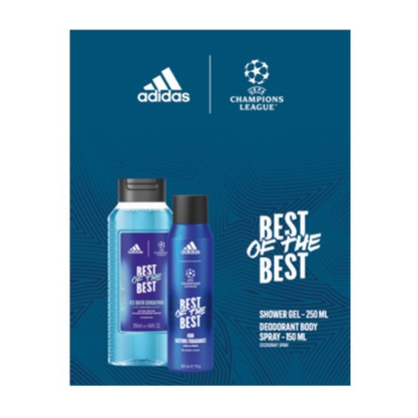 Adidas UEFA Best Of The Best - sprchový gel 250 ml + deodorant ve spreji 150 ml