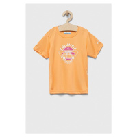 Dětské tričko Columbia Mirror Creek Short Sleeve Graphic Shirt oranžová barva