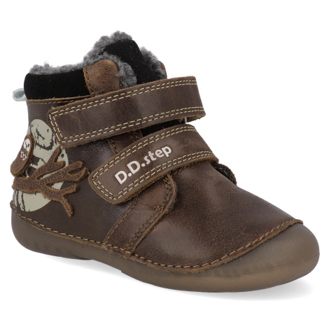 Dětské zimní boty D.D.step - W015- 42249A hnědé