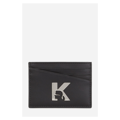 Peněženka karl lagerfeld jeans klj geo cardholder leather black