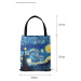 Plátěná taška přes rameno Vincent Van Gogh Hvězdná noc