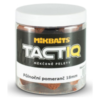 Mikbaits měkčené pelety tactiq 250 ml 18 mm-půlnoční pomeranč