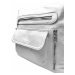 Praktický bílý kabelko-batoh 2v1 s kapsami Bellis