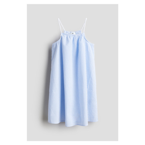 H & M - Bavlněné šaty - modrá H&M
