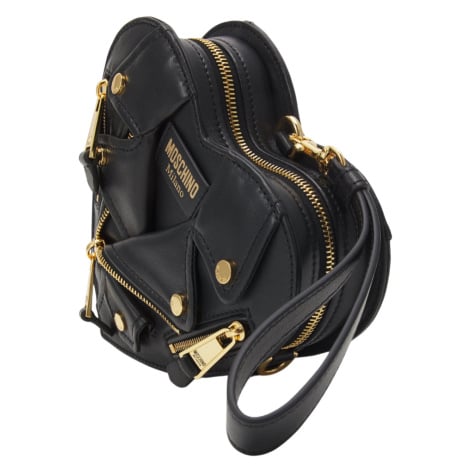 MOSCHINO Heart Black crossbody kabelka