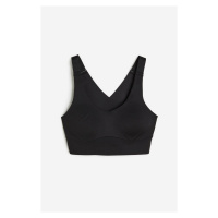 H & M - Sportovní podprsenka High Support z DryMove™ - černá