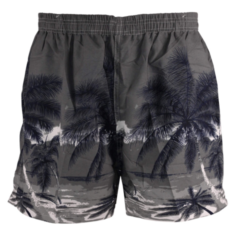 Palomo maxi šortkové plavky DK69154 tmavě šedá
