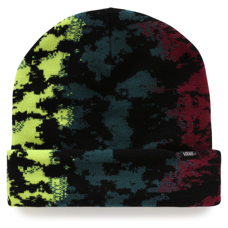 Čepice Vans PARKVIEW CUFF BEANIE BLK/fialováPOTION/LIMEPNCH