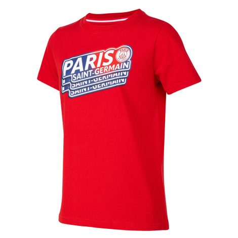 Paris Saint Germain dětské tričko Repeat red