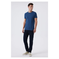 Lee Cooper Polite 1 Men's Polo Neck T-Shirt Indigo