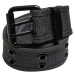 Pánský pásek // Urban Classics / Double Thorn Buckle Canvas Belt grey