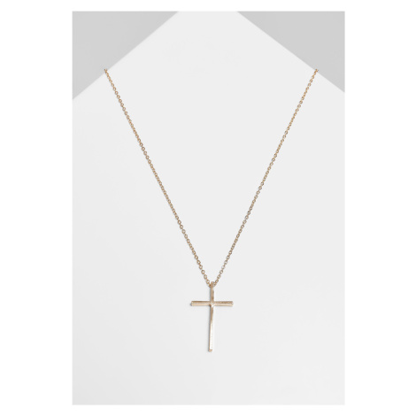 Velký náhrdelník Basic Cross - zlaté barvy Urban Classics