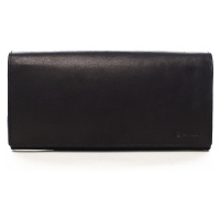 Jednoduchá dámská kožená peněženka Otília černá