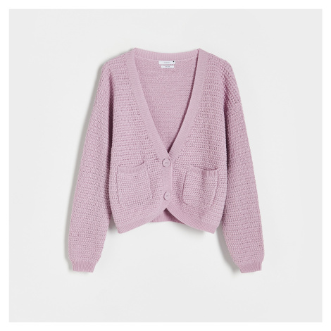 Fialové kardigany