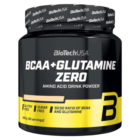 BioTech USA BCAA + Glutamine Zero 480 g pomeranč