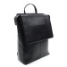 Černý městský kožený batoh Neville Arwel