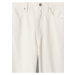 Bílé dámské široké džíny s vysokým pasem GAP