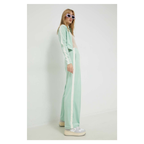 Tepláky Juicy Couture dámské, zelená barva, s aplikací