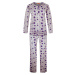 Arenda dámské dlouhé pyžamo 2297 fialová