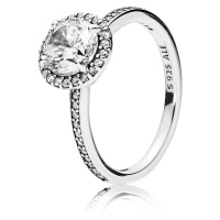 Pandora Třpytivý stříbrný prsten Timeless 196250CZ