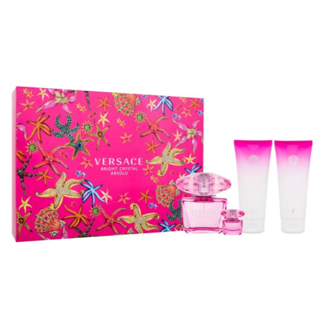 Versace Bright Crystal Absolu - EDP 90 ml + tělové mléko 100 ml + sprchový gel 100 ml + EDP 5 ml