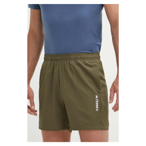 Outdoorové šortky adidas TERREX Multi zelená barva, IP6865