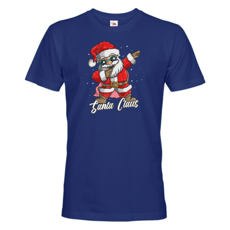 Pánské triko Santa Claus dab dance - vtipné vánoční triko BezvaTriko