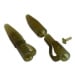 Extra carp závěs lead clip with tail rubber 10 ks