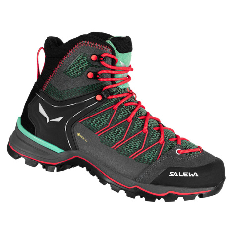 Salewa SALEWA Mtn trainer lite mid GTX, Feld Green/Fluo Coral Dámské trekové boty