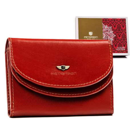 Klasická dámská kožená peněženka na patentku Peterson