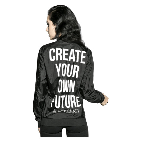 bunda jarně/podzimní unisex - Create Your Own Future - BLACK CRAFT - TJ001SG