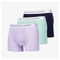 Ralph Lauren Stretch Cotton Boxer Brief 3-Pack Seam Foam/ Dark Navy/ Lavender