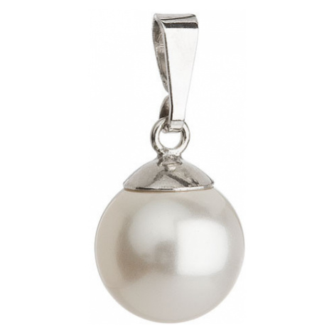 Evolution Group Stříbrný přívěsek s bílou kulatou perlou 734150.1