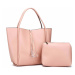 Anna Grace kabelkový set shopper růžový TASSEL 756a