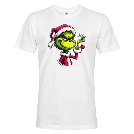 Pánské triko Grinch - skvělé vánoční triko BezvaTriko