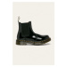Kožené kotníkové boty Dr. Martens 2976 černá barva, na plochém podpatku, DM25278001