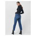 Tmavě modré dámské zkrácené straight fit džíny Salsa Jeans