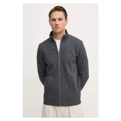 Mikina Guess pánská, šedá barva, hladká, M5RQ80 KCN01
