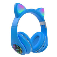 Oxe Bluetooth dětská sluchátka s ouškama modrá