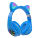 Oxe Bluetooth dětská sluchátka s ouškama modrá